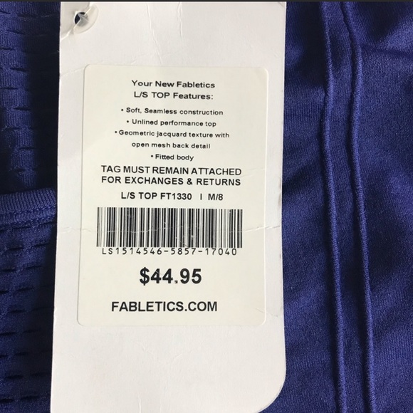 Fabletics Arta Seamless Long Sleeve Top - Picture 4 of 9